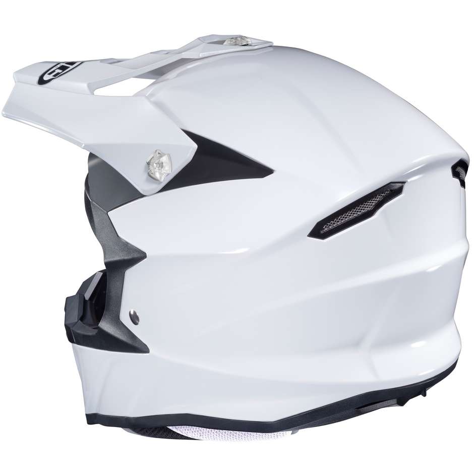 Cross Enduro HJC Helmet I50 Monocolore White
