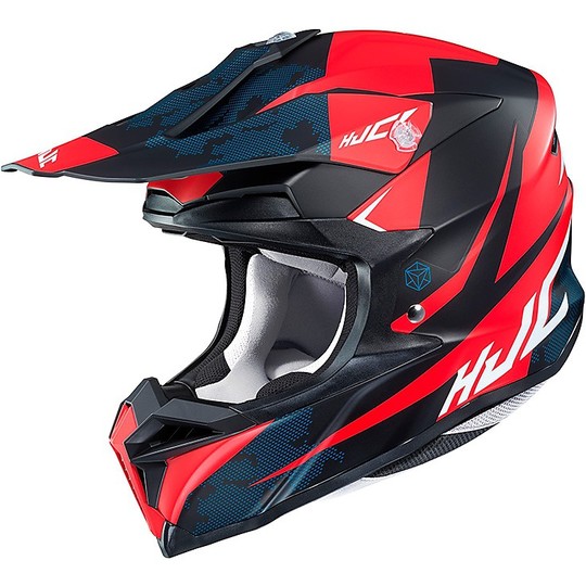 Cross Enduro HJC motorcycle helmet I50 Tona MC1SF Black red