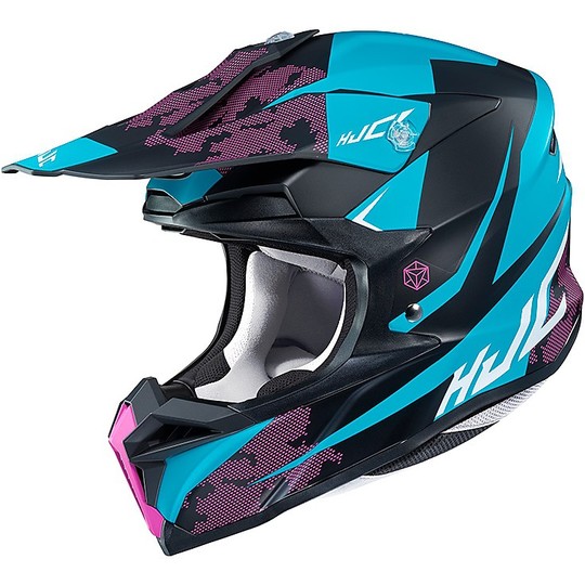 Cross Enduro HJC motorcycle helmet I50 Tona MC2SF Black Blue