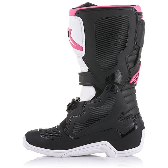 Cross Enduro Moto Boots Lady Alpinestar Tech 3 Black / Pink