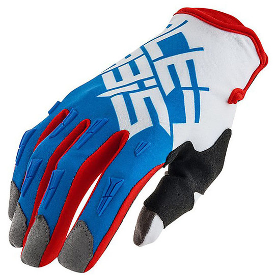 Cross Enduro Moto Cross Gloves Acerbis MX X2 Red / Blue
