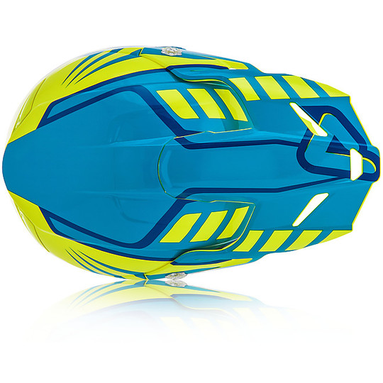 Cross Enduro Moto Cross Helmet Acerbis Profile 3.0 S Yellow Fluo / Blue