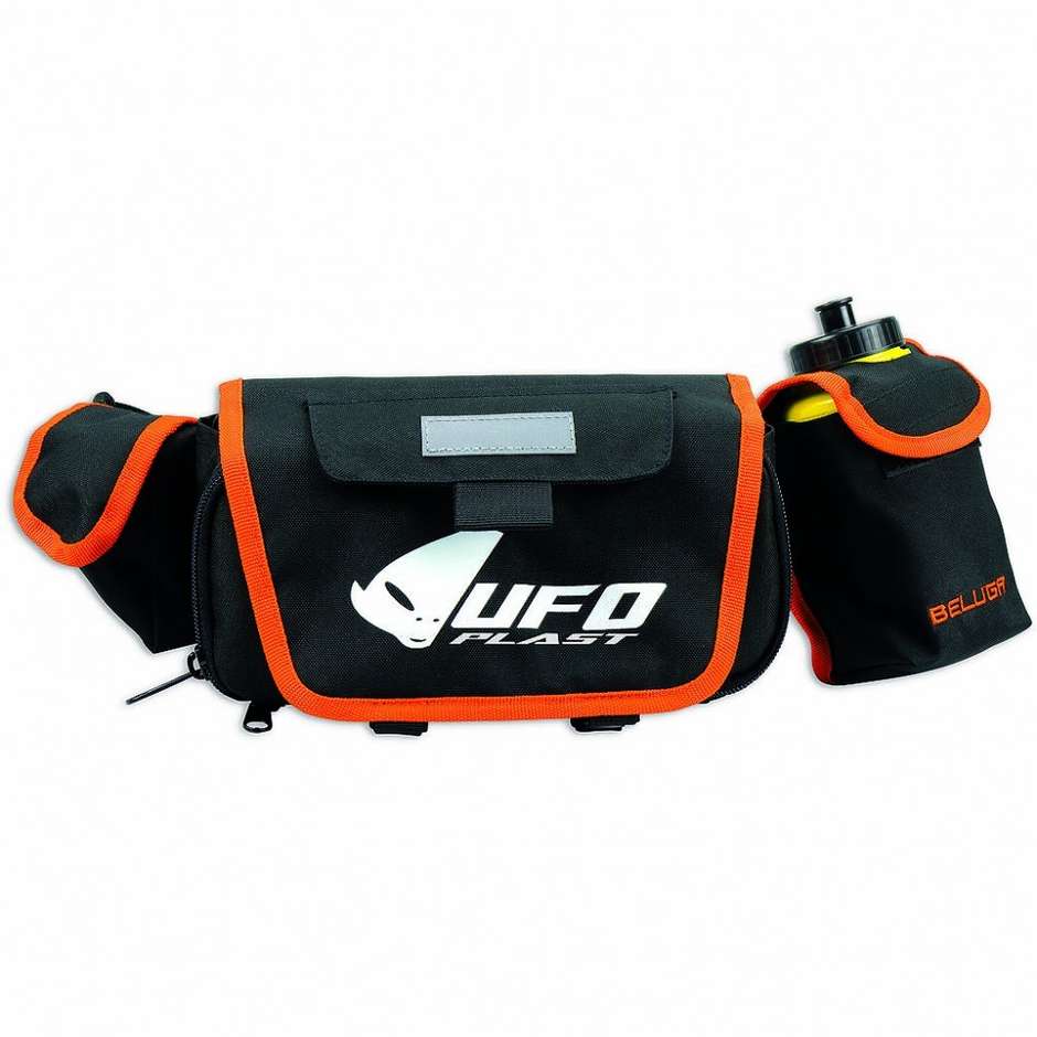 Cross Enduro Motorcycle Belt Bag Beluga Tool Holder With Orange Water Bottle