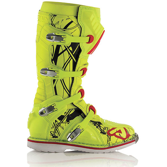Cross Enduro motorcycle boots Acerbis X-Pro V.Boots Fluo Yellow Black