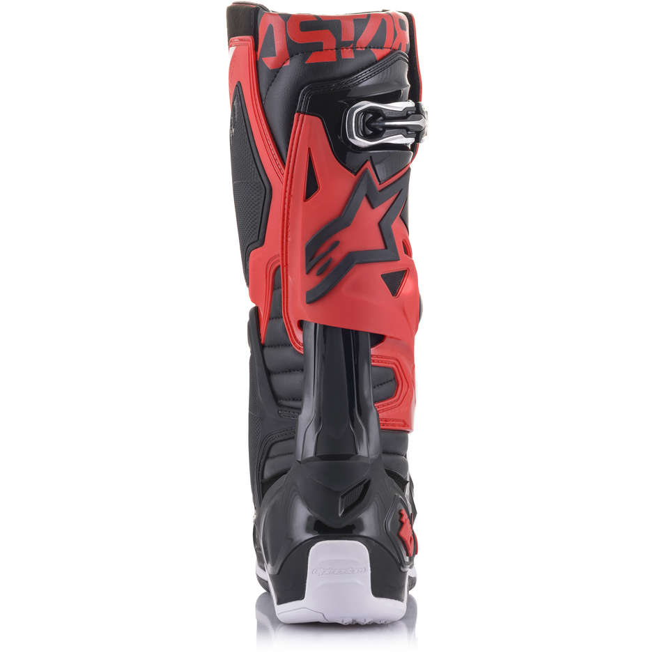 Cross Enduro Motorcycle Boots Alpinestars TECH 10 Red Black