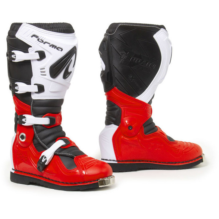 Cross Enduro Motorcycle Boots Forma TERRAIN EVOLUTION TX Red White