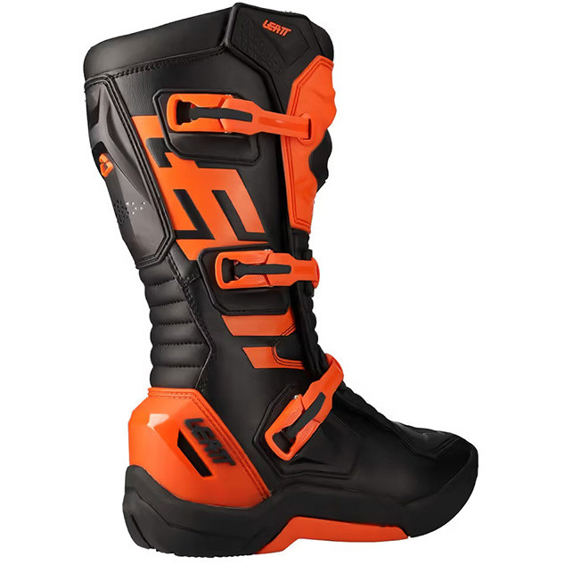 Cross Enduro Motorcycle Boots LEATT 3.5 Orange Black