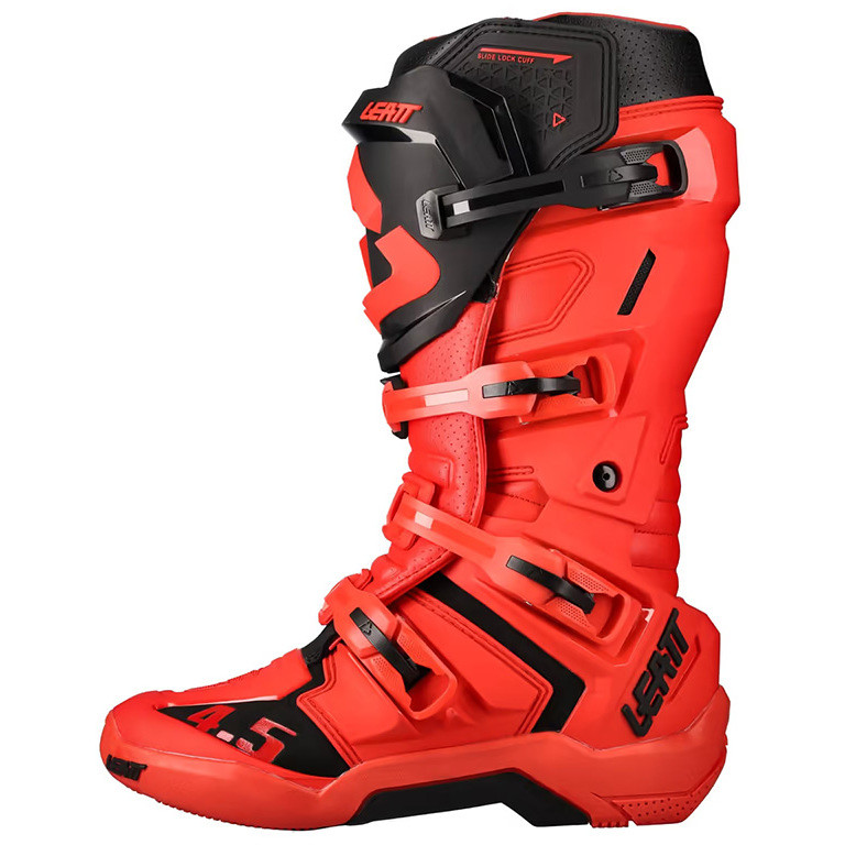 Cross Enduro Motorcycle Boots LEATT 4.5 V22 Red Black For Sale Online ...