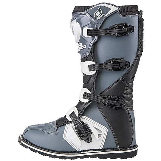 Cross Enduro Motorcycle Boots Oneal RIDER BOOT CE Black Gray