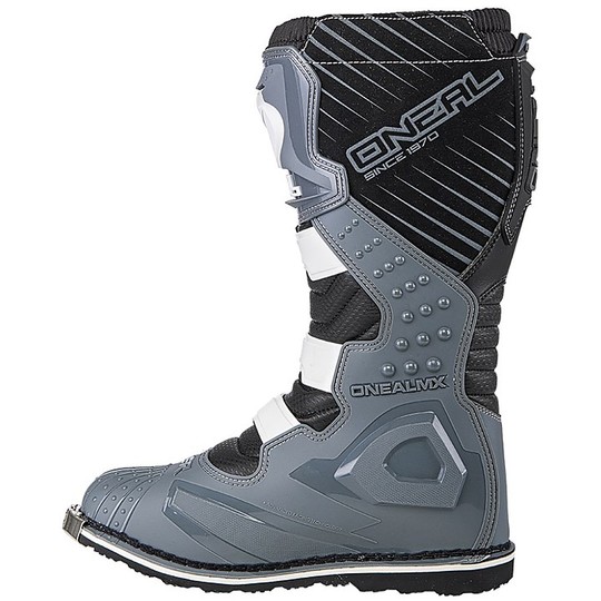 Cross Enduro Motorcycle Boots Oneal RIDER BOOT CE Black Gray
