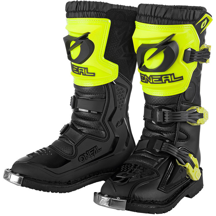 Cross Enduro Motorcycle Boots O'Neal RIDER PRO Youth Black Yellow