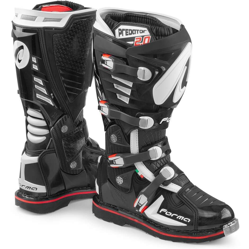Cross Enduro Motorcycle Boots Predator 2.0 Black
