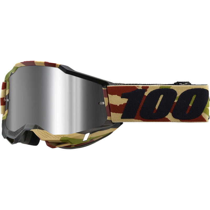 Cross Enduro Motorcycle Glasses 100% ACCURI 2 MISSION Mirror Lens
