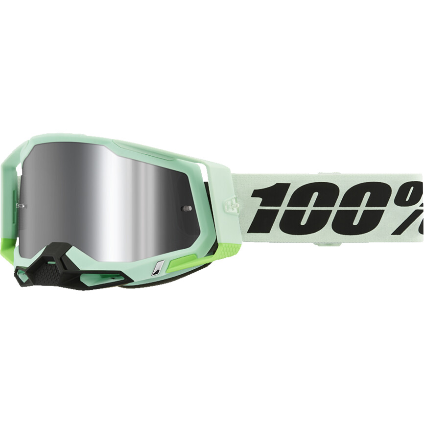 Cross Enduro Motorcycle Glasses 100% RACECRAFT 2 PALOMAR Mirror Lens