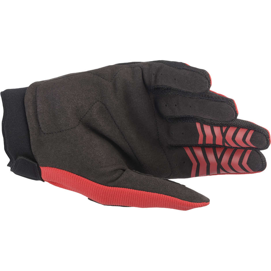 Cross Enduro Motorcycle Gloves Alpinestars FULL BORE Red Black