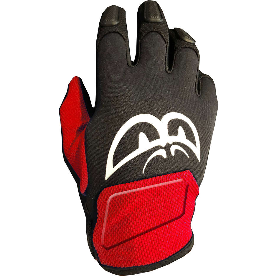 Cross Enduro motorcycle gloves Berik MX Classic Black Red