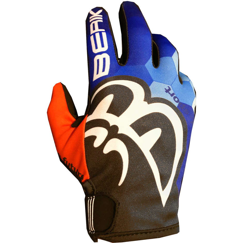 Cross Enduro motorcycle gloves Berik MX Exagon Black blue