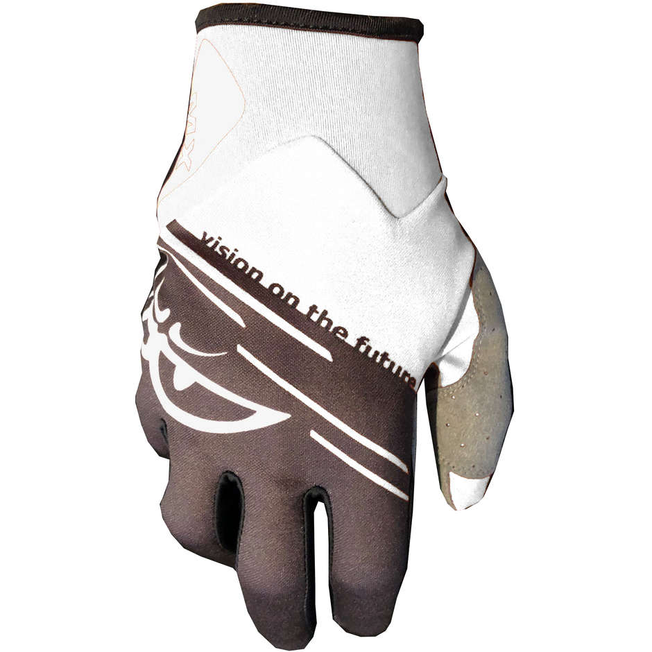 Cross Enduro motorcycle gloves Berik MX-Pro Orion Black White