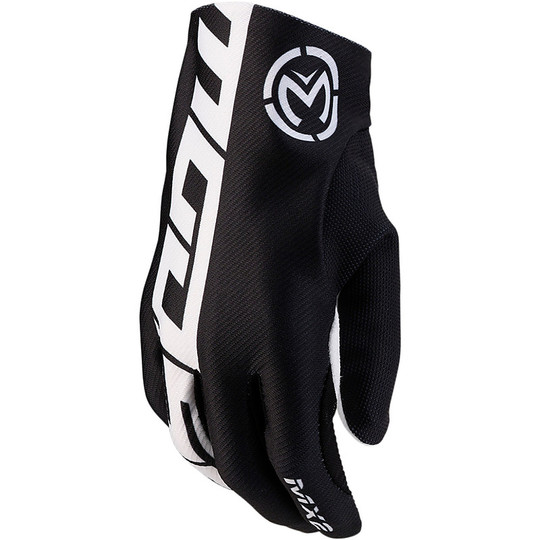Cross Enduro Motorcycle Gloves Moose Racing MX2 Glove Black White