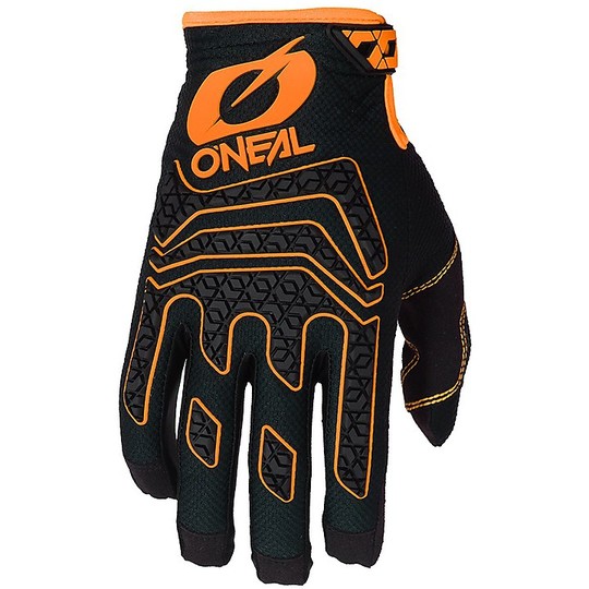 Cross Enduro Motorcycle Gloves Oneal Elite Glove Black Orange