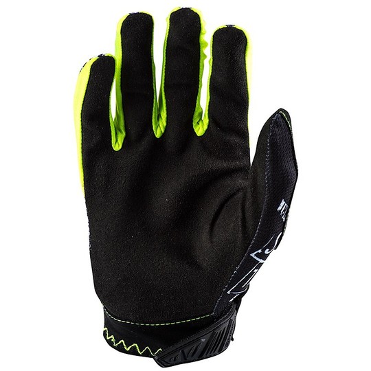 Cross Enduro Motorcycle Gloves Oneal Matrix Glove Attack Black yellow