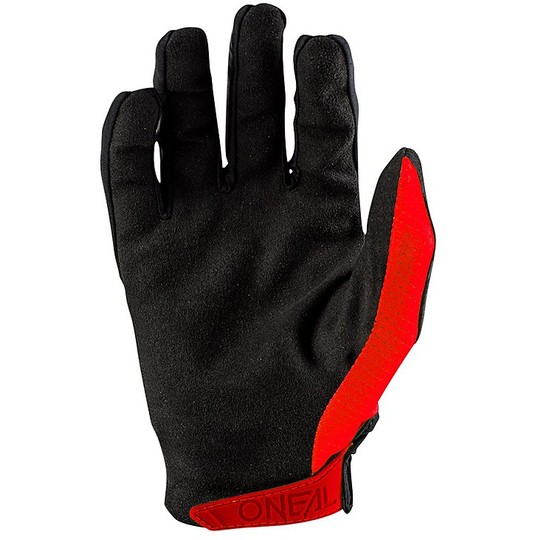 Cross Enduro Motorcycle Gloves Oneal Matrix Glove Stacked Red