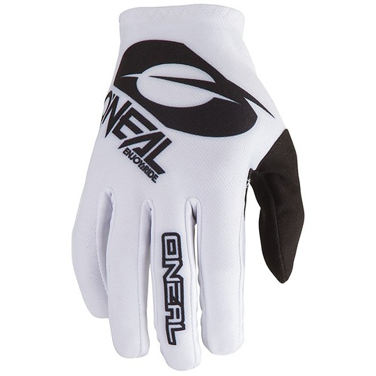 Cross Enduro Motorcycle Gloves Oneal Matrix Icon White