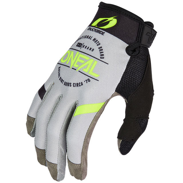 Cross Enduro Motorcycle Gloves Oneal MAYHEM Glove BRAND V.23 Gray Black