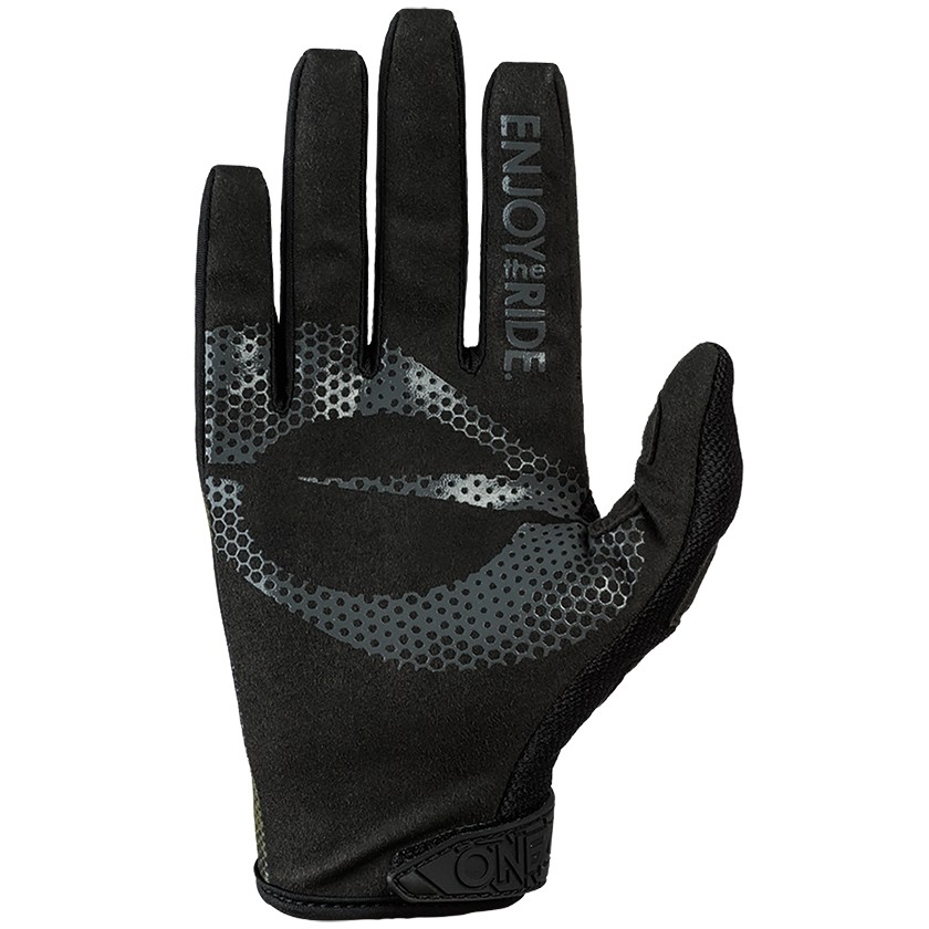 Cross Enduro Motorcycle Gloves Oneal Mayhem Glove Covert Black Green