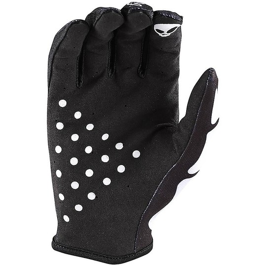 Cross Enduro Motorcycle Gloves Troy Lee Design AIR SKULLY Black