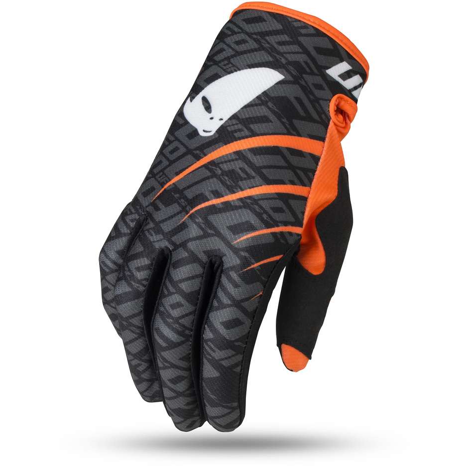 Cross Enduro Motorcycle Gloves Ufo Model Skill Indium Black Orange