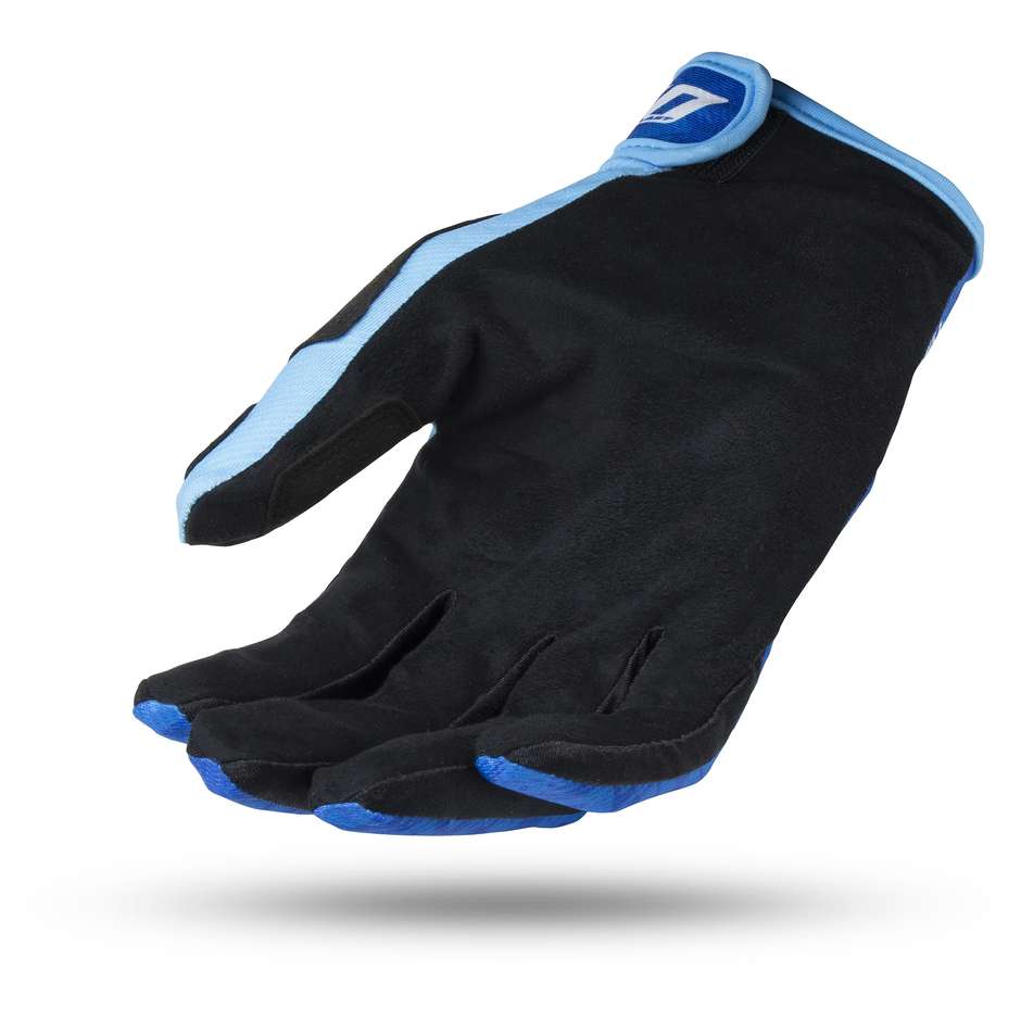 Cross Enduro Motorcycle Gloves Ufo Model Skill Indium Blue Black