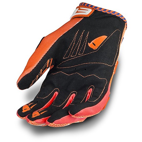 Cross Enduro Motorcycle Gloves Ufo Neon Orange Trace Model