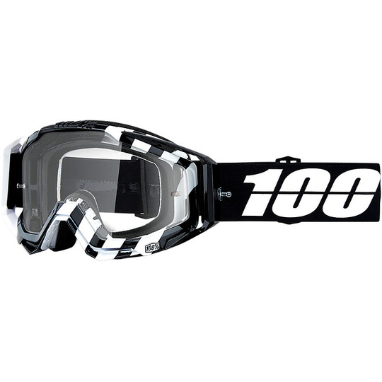 Cross Enduro Motorcycle Goggles 100% RACECRAFT High Transparent Lens