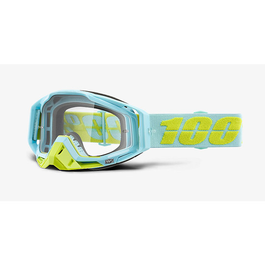 Cross Enduro Motorcycle Goggles Mask 100% RACECRAFT Pinacles Clear Lens