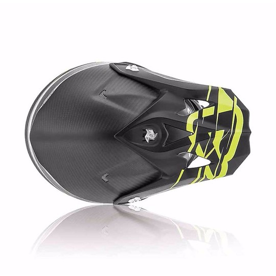 Cross Enduro motorcycle helmet Acerbis Impact 3.0 Carbon Black / Yellow Fluo