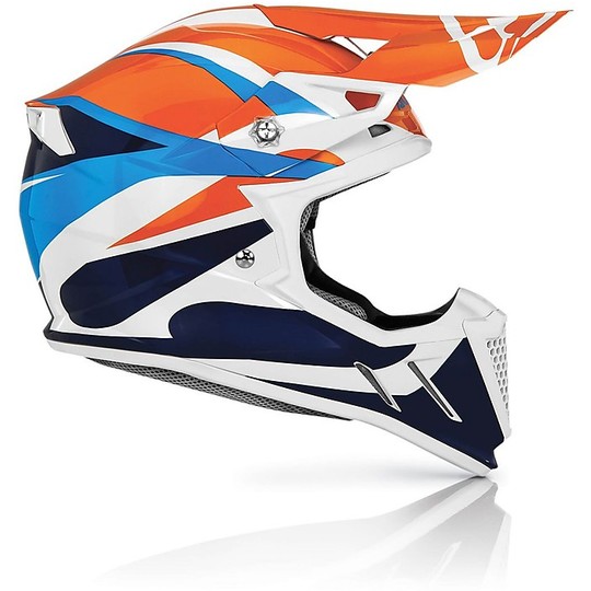 Cross Enduro motorcycle helmet Acerbis Profile 2.0 White Orange