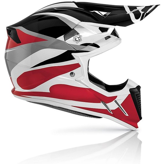 Cross Enduro motorcycle helmet Acerbis Profile 2.0 White Red