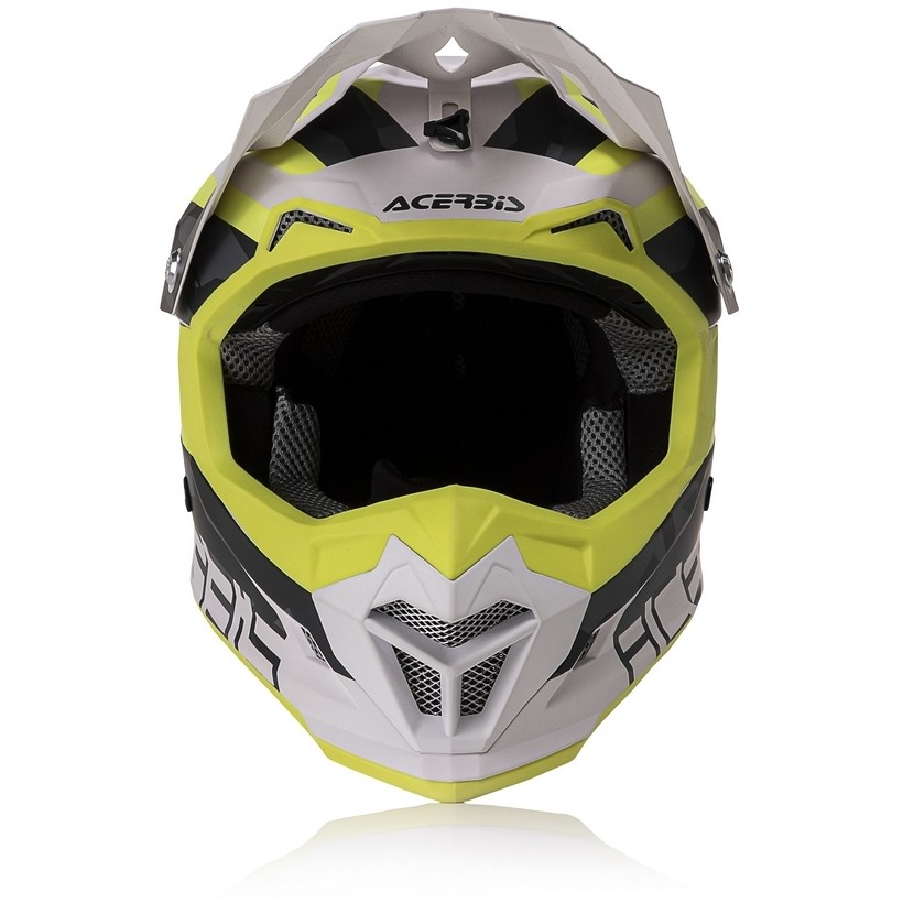 Cross Enduro Motorcycle Helmet Acerbis PROFILE 4 Matt Fluo Yellow