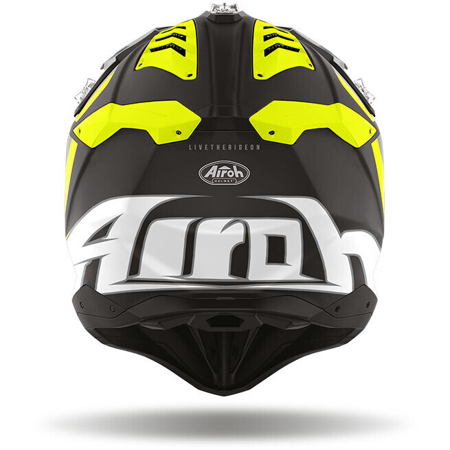 Cross Enduro Motorcycle Helmet Airoh AVIATOR 3 GLORY Matt Yellow