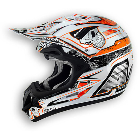 Cross Enduro Motorcycle Helmet Airoh Jumper Mister X glossy orange