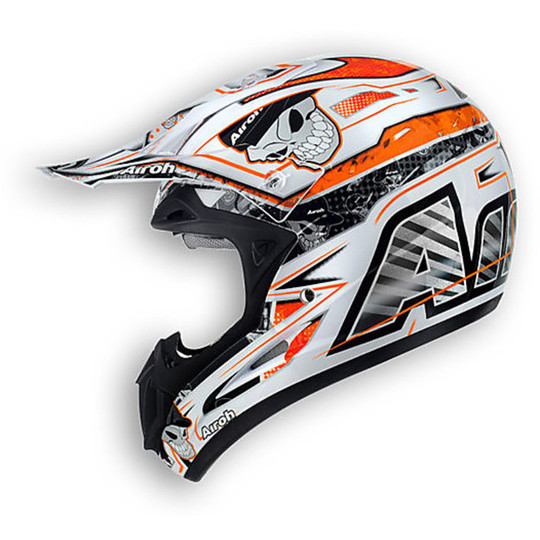 Cross Enduro Motorcycle Helmet Airoh Jumper Mister X glossy orange