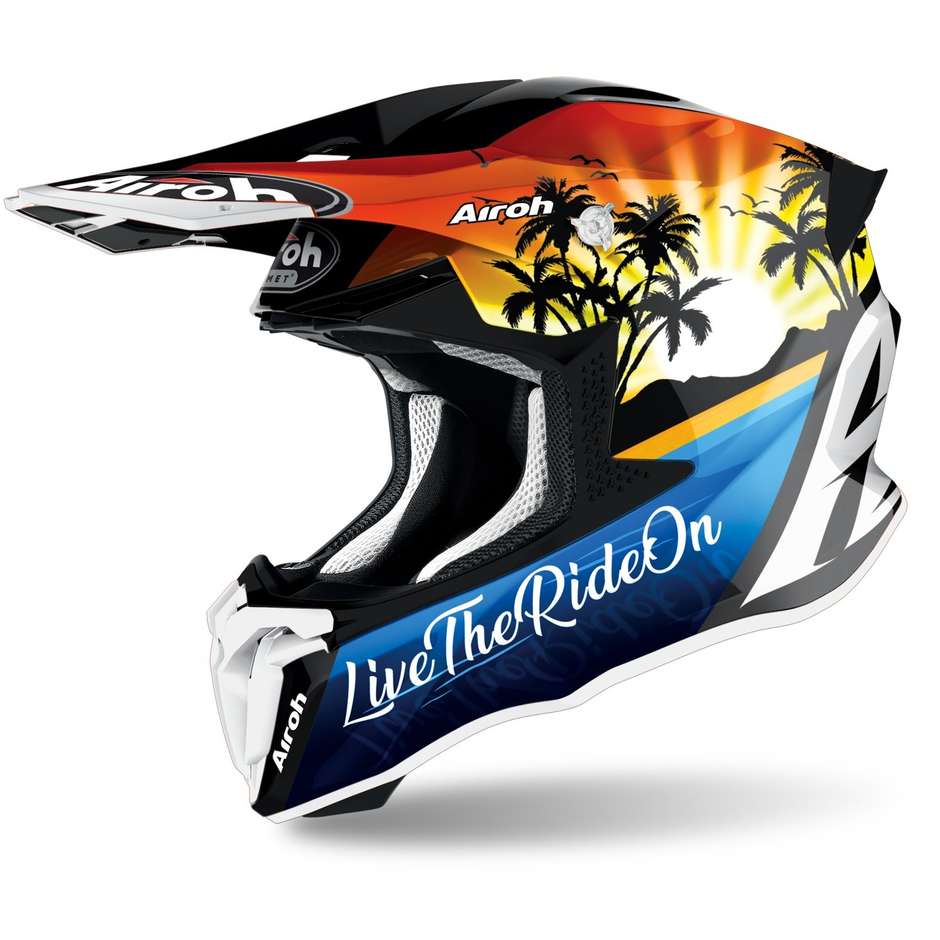 Cross Enduro Motorcycle Helmet Airoh TWIST 2.0 LAZYBOY Glossy
