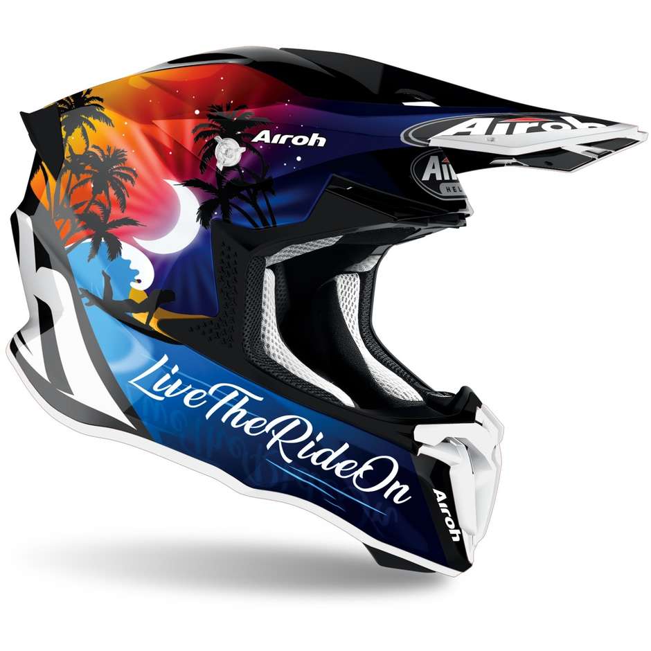 Cross Enduro Motorcycle Helmet Airoh TWIST 2.0 LAZYBOY Glossy