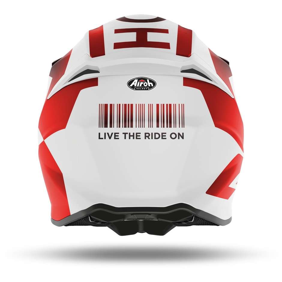 Cross Enduro Motorcycle Helmet Airoh TWIST 2.0 Lift Matt Red