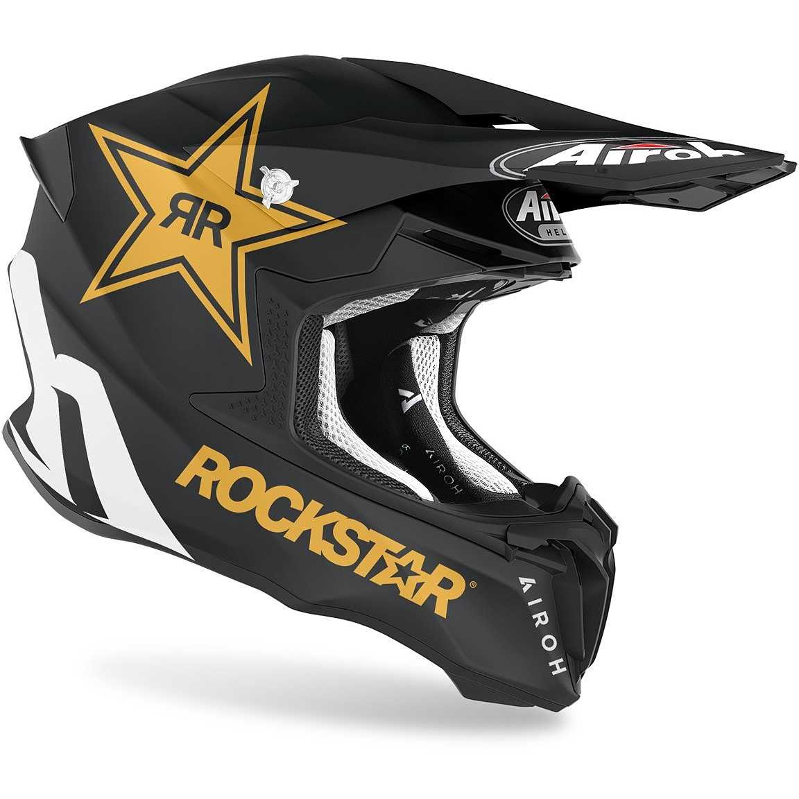 Cross Enduro Motorcycle Helmet Airoh TWIST 2.0 Sword Rockstar 22