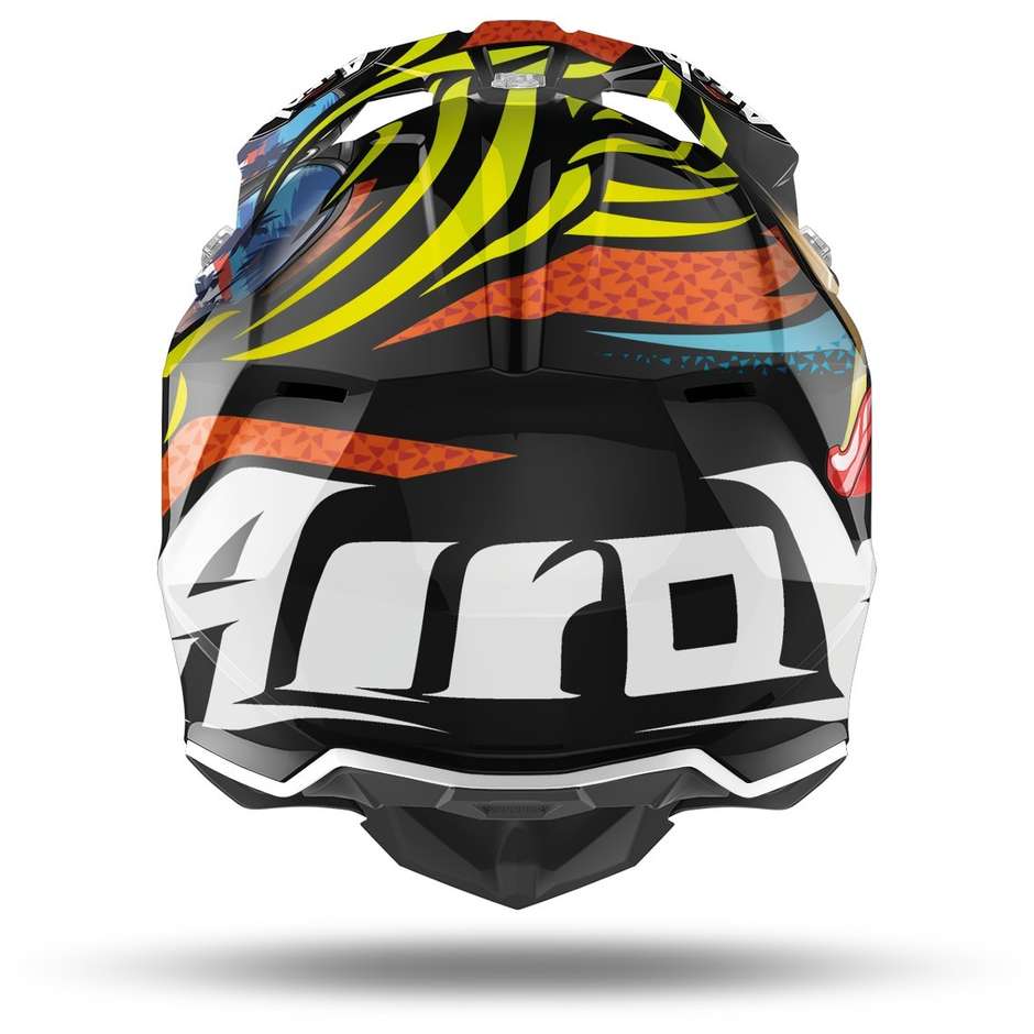 Cross Enduro Motorcycle Helmet Airoh WRAAP Lollipop Glossy