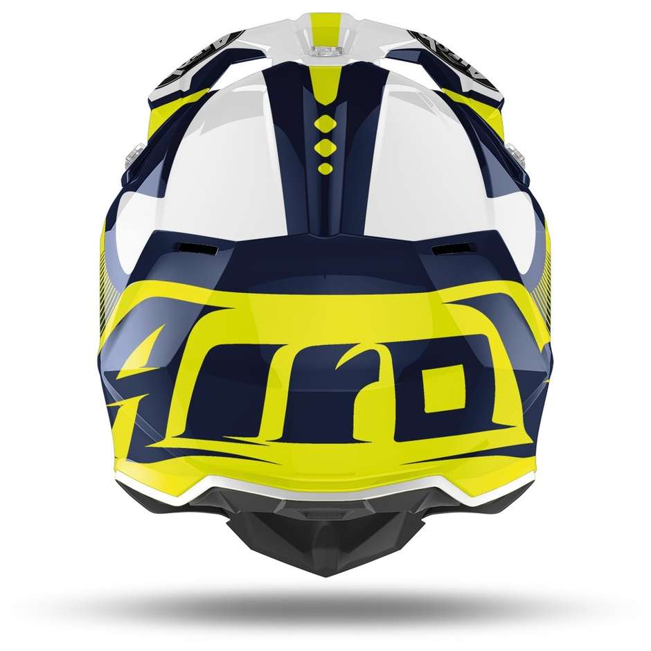 Cross Enduro Motorcycle Helmet Airoh WRAAP Raze Glossy Blue
