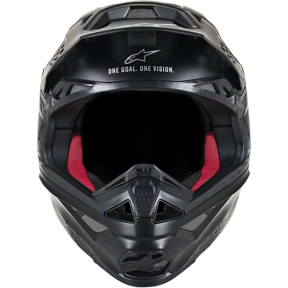 Cross Enduro motorcycle helmet Alpinestars SUPERTECH S-M8 SOLID Matt Black
