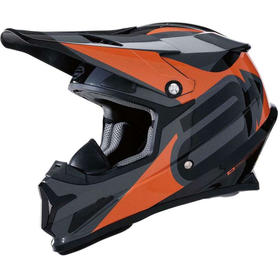 Cross Enduro Motorcycle Helmet ARCTIVA Summit Black Orange